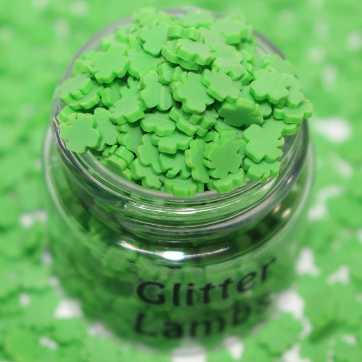 Four Leaf Clovers Clay Sprinkles St. Patrick's Day  by GlitterLambs.com