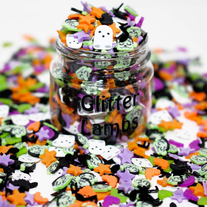 Frightful Halloween Music Clay Sprinkles by GlitterLambs.com