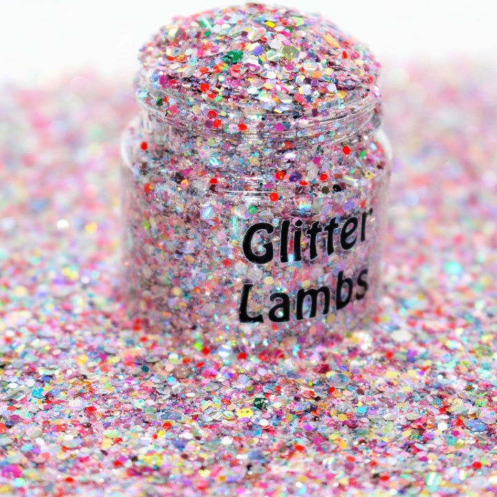 Fuzzy Wuzzy Cottontail Easter Glitter by GlitterLambs.com