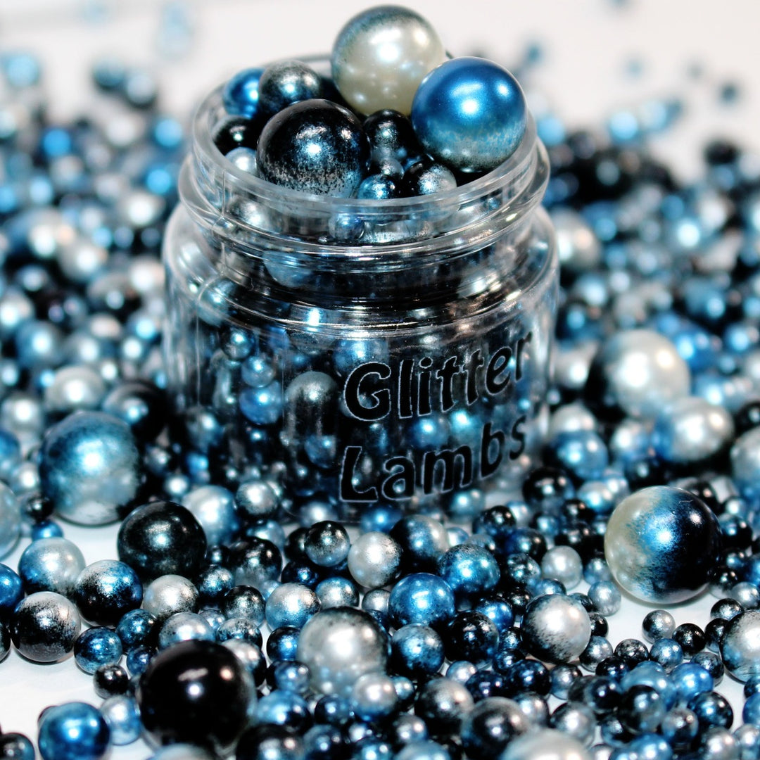 Ghost Particles Beads 3-10mm by GlitterLambs.com