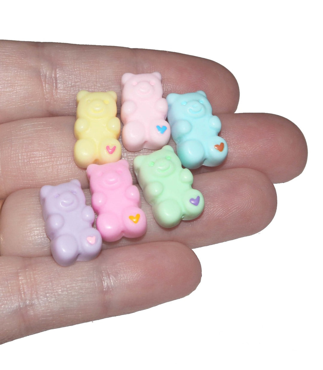 Matte Gummy Bears cabochons charms