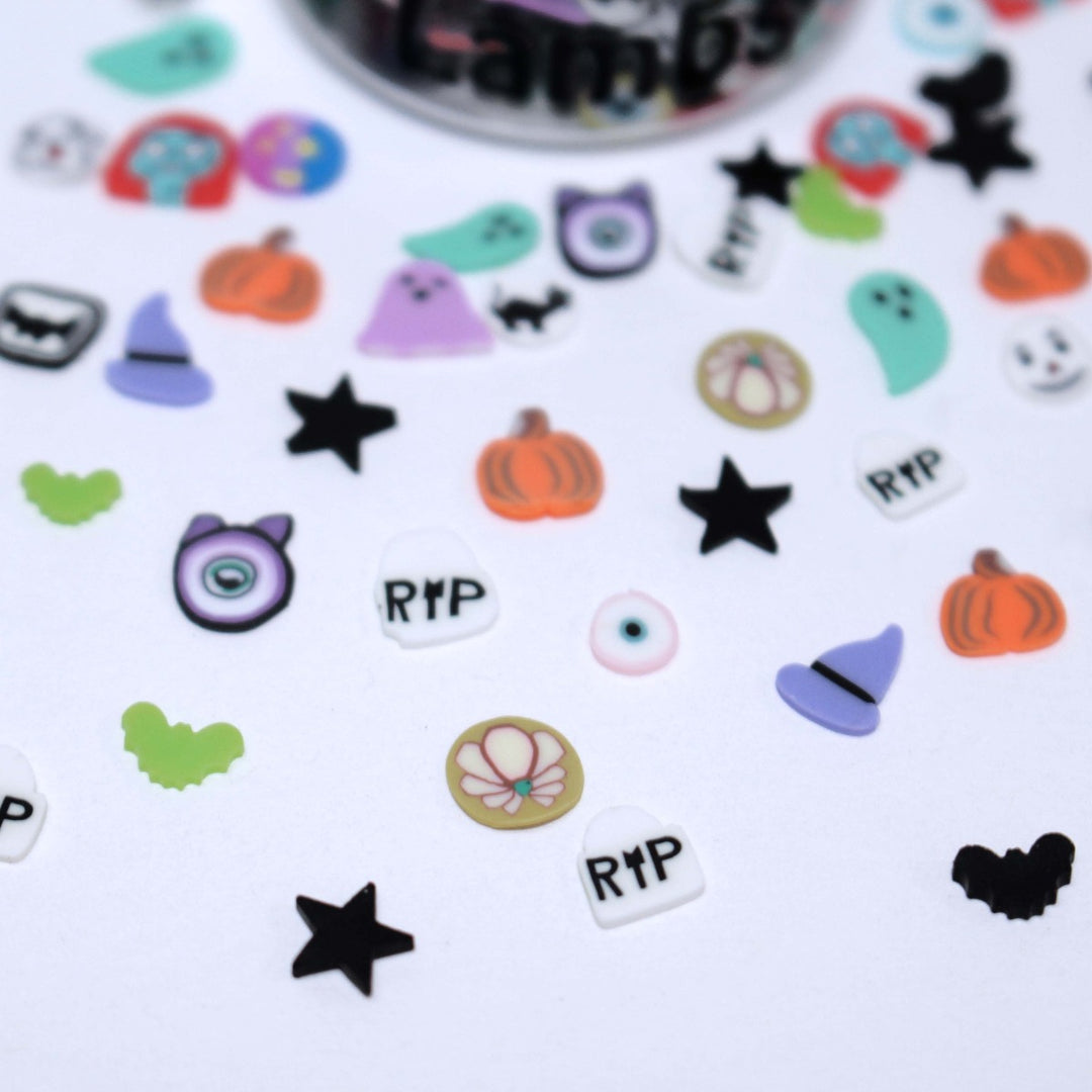 Hocus Pocus Party Halloween Fake Clay Slice Sprinkles Mix by GlitterLambs.com