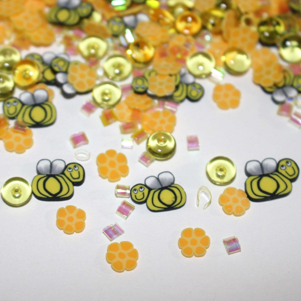 Honey Bee Farm Clay Sprinkles & Beads by GlitterLambs.com