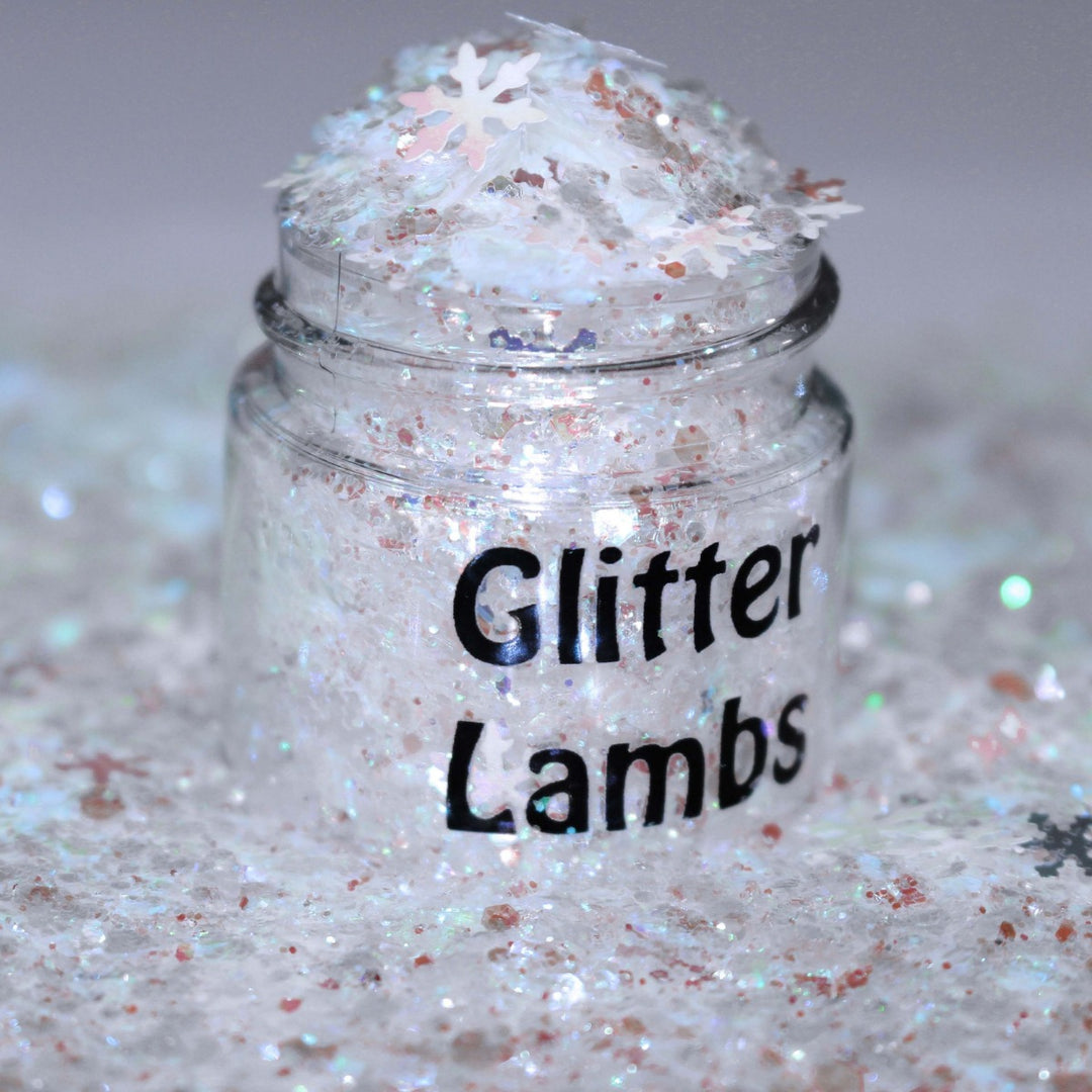 I'm Dreaming Of A White Christmas Glitter by GlitterLambs.com
