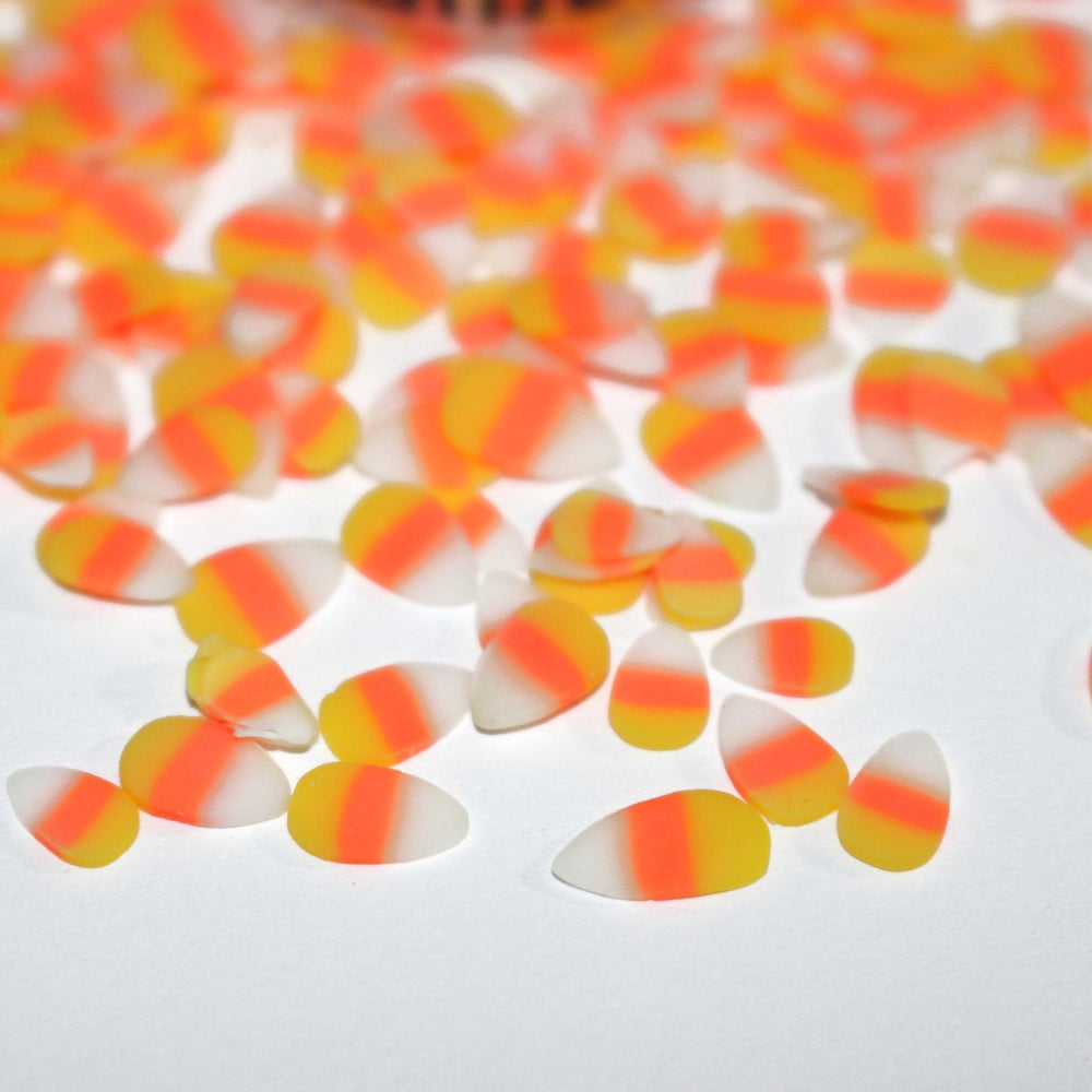 I'm Just Here For The Candy Corn Halloween Clay Slice Sprinkles by GlitterLambs.com