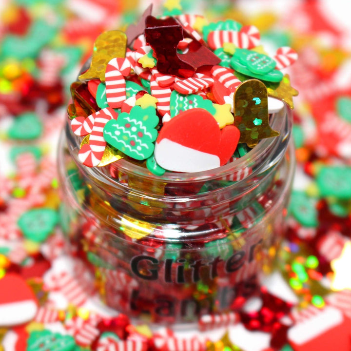 It's The Most Wonderful Time Of The Year Christmas Clay Sprinkles And Glitter by GlitterLambs.com