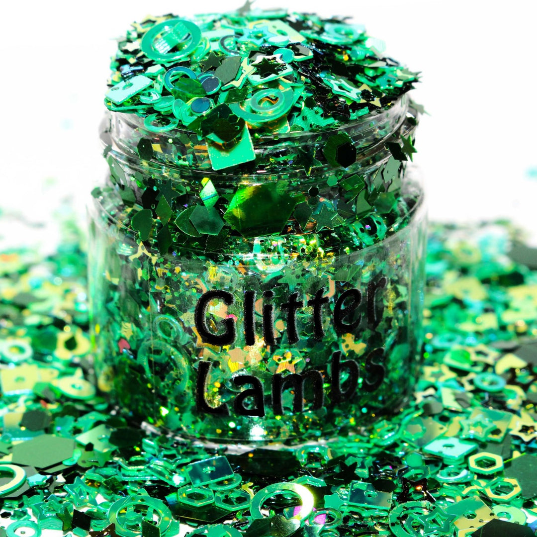 Jolly Green Giant Glitter by GlitterLambs.com