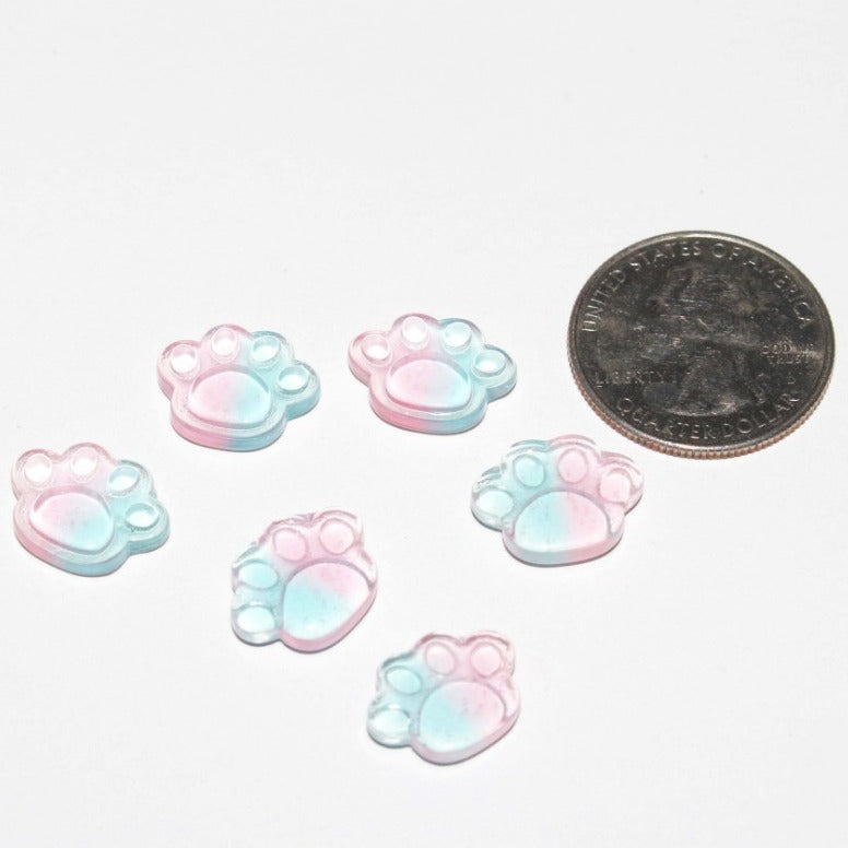 Kitty Cat Paws cabochons by GlitterLambs.com