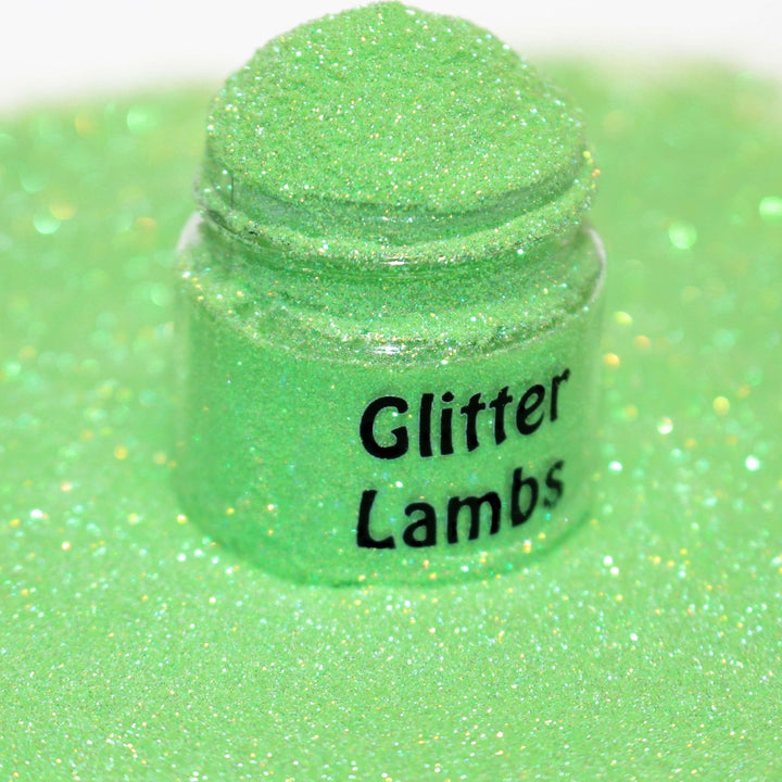 Lemon Lime Snow Cone Green Cosmetic Iridescent Glitter (.004)