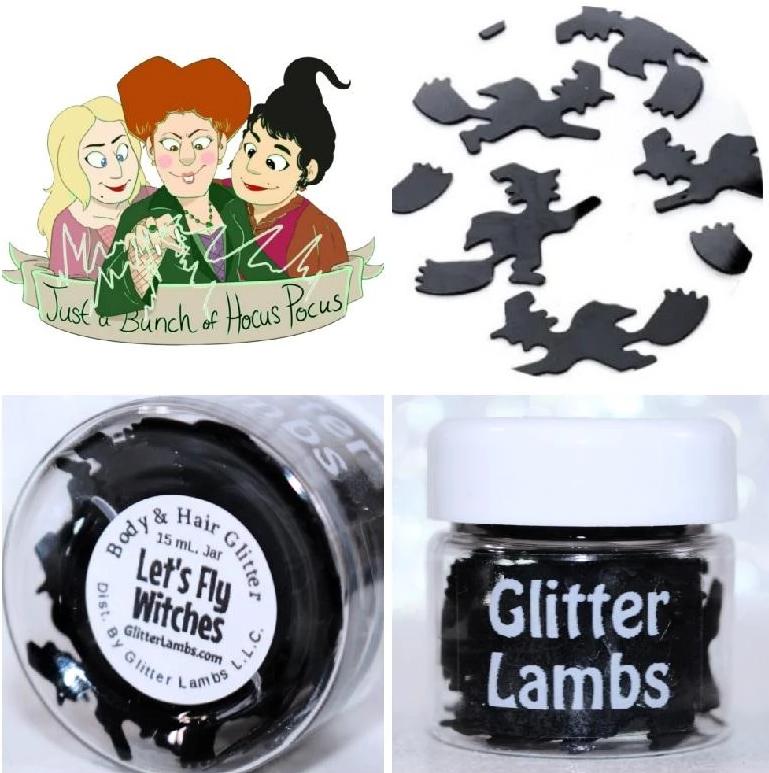 Glitter Lambs "Let's Fly Witches" Halloween Body Glitter by GlitterLambs.comLet's Fly Witches Halloween Glitter | For Body, Crafts, Resin