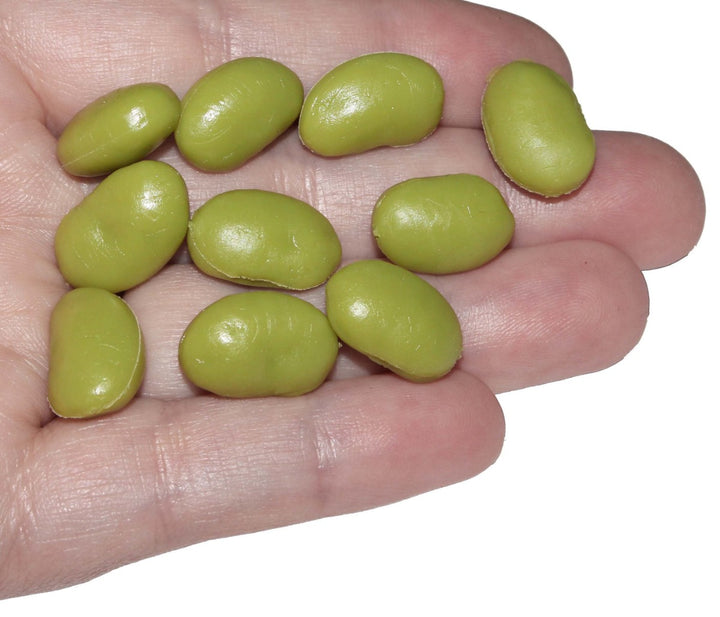 lima beans fake food cabochons