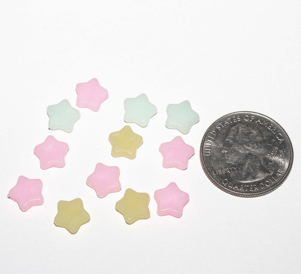 Little Pastel Stars cabochons kawaii by Glitter Lambs