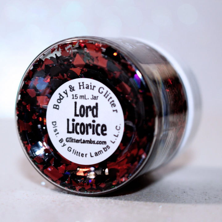 "Lord Licorice" Body Glitter from the "Candy Land Glitter Collection" by GlitterLambs.com