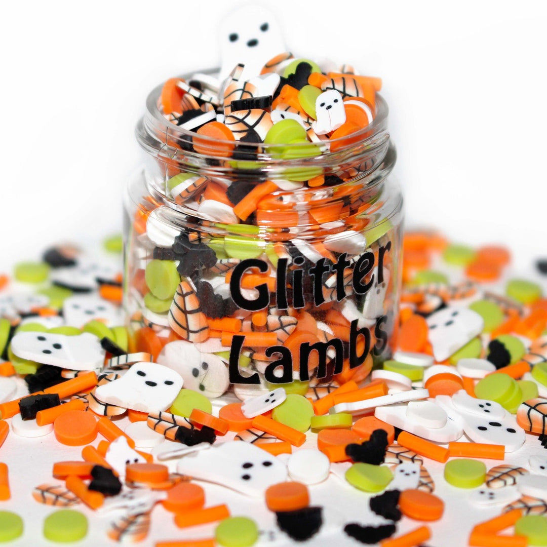 Lurking Phantom Halloween Clay Slices Sprinkles by GlitterLambs.com