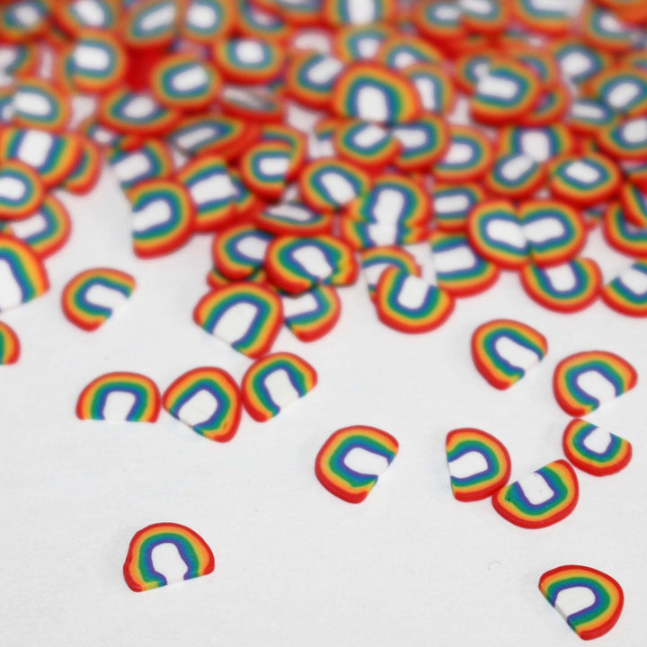 Marshmallow Rainbows Fake Sprinkles by GlitterLambs.com