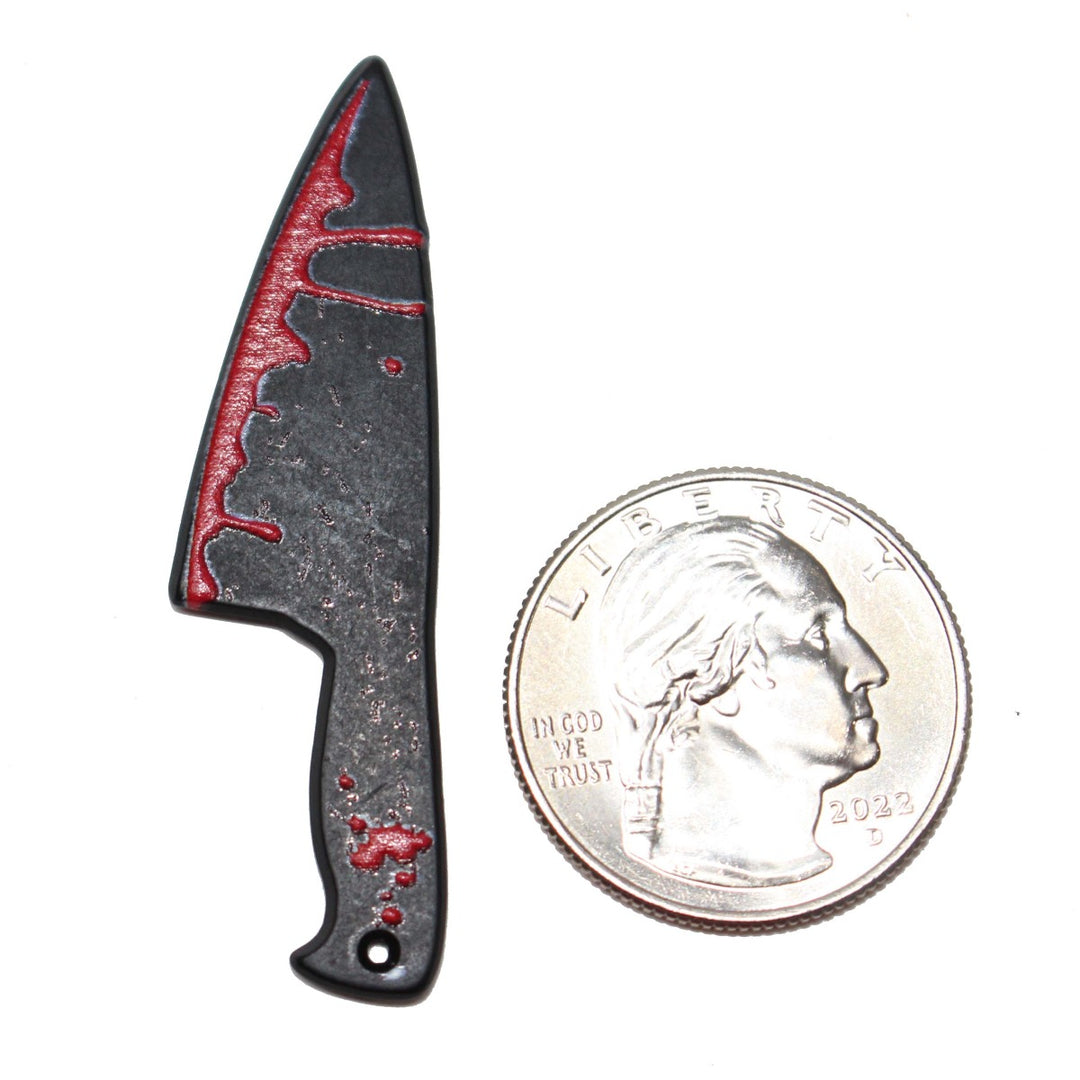 Michael Myers Bloody Knife Halloween Miniature by GlitterLambs.com