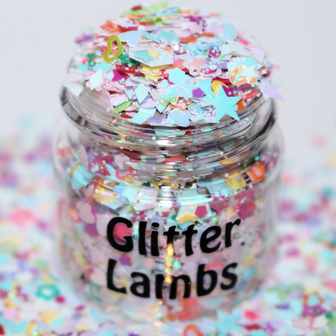 Milkshake Shop Glitter | For Body, Nails, Crafts, Resin by GlitterLambs.com