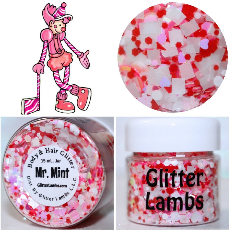 Mr. Mint glitter by GlitterLambs.com