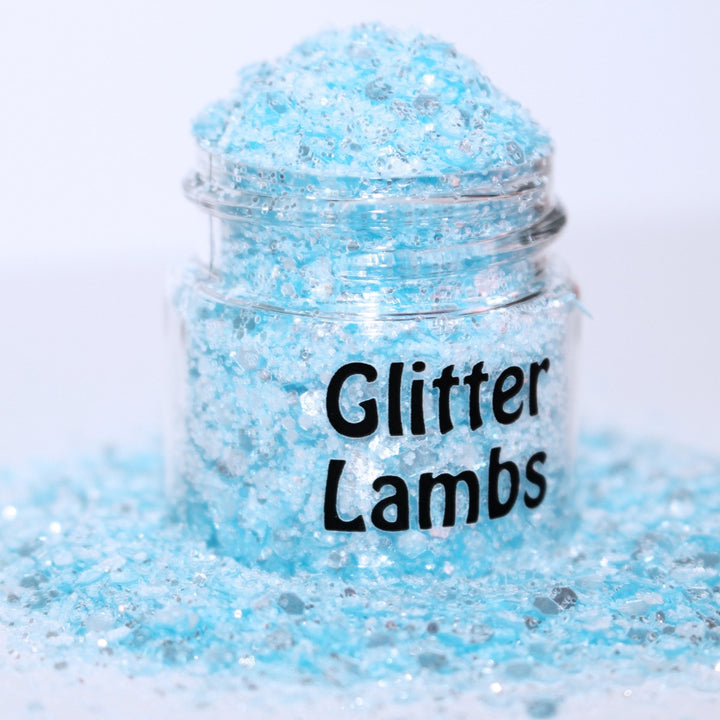 My Unicorn Threw A Pool Party Glitter. Jar is 15 mL. This glitter mix works great for crafts, nails, resin, body, hair, etc. by GlitterLambs.com