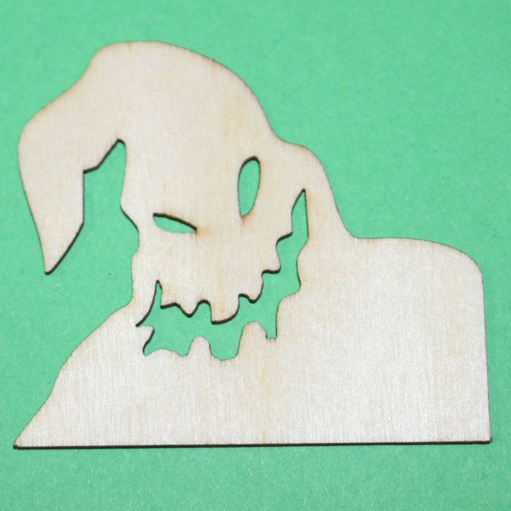 Oogie Boogie Wood Shape Blanks The Nightmare Before Christmas by GlitterLambs.com | For Crafts, Halloween Wreaths To Paint On