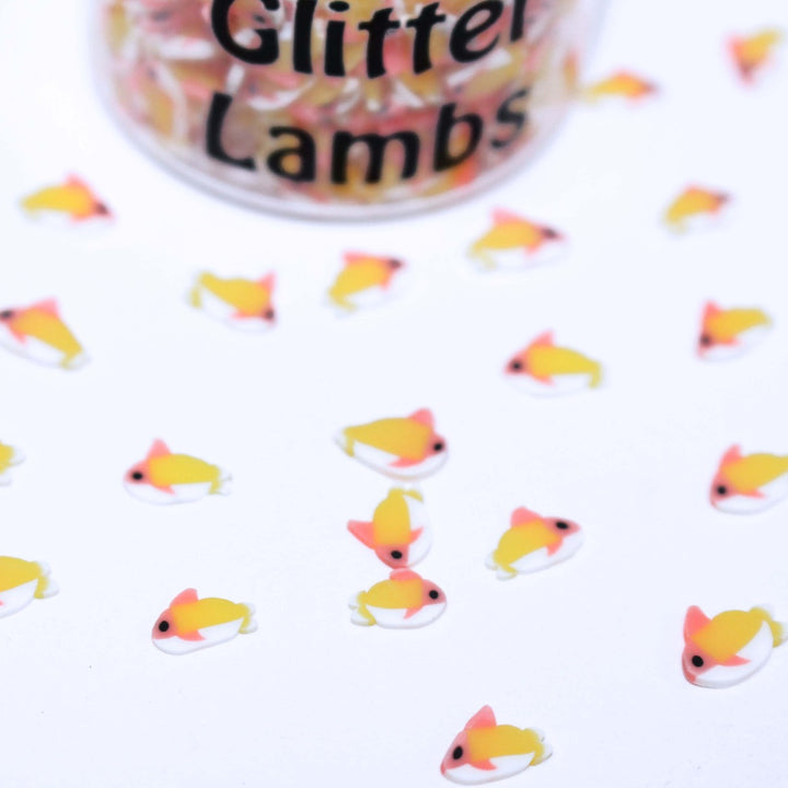 Pet Goldfish Clay Slice Sprinkles by GlitterLambs.com