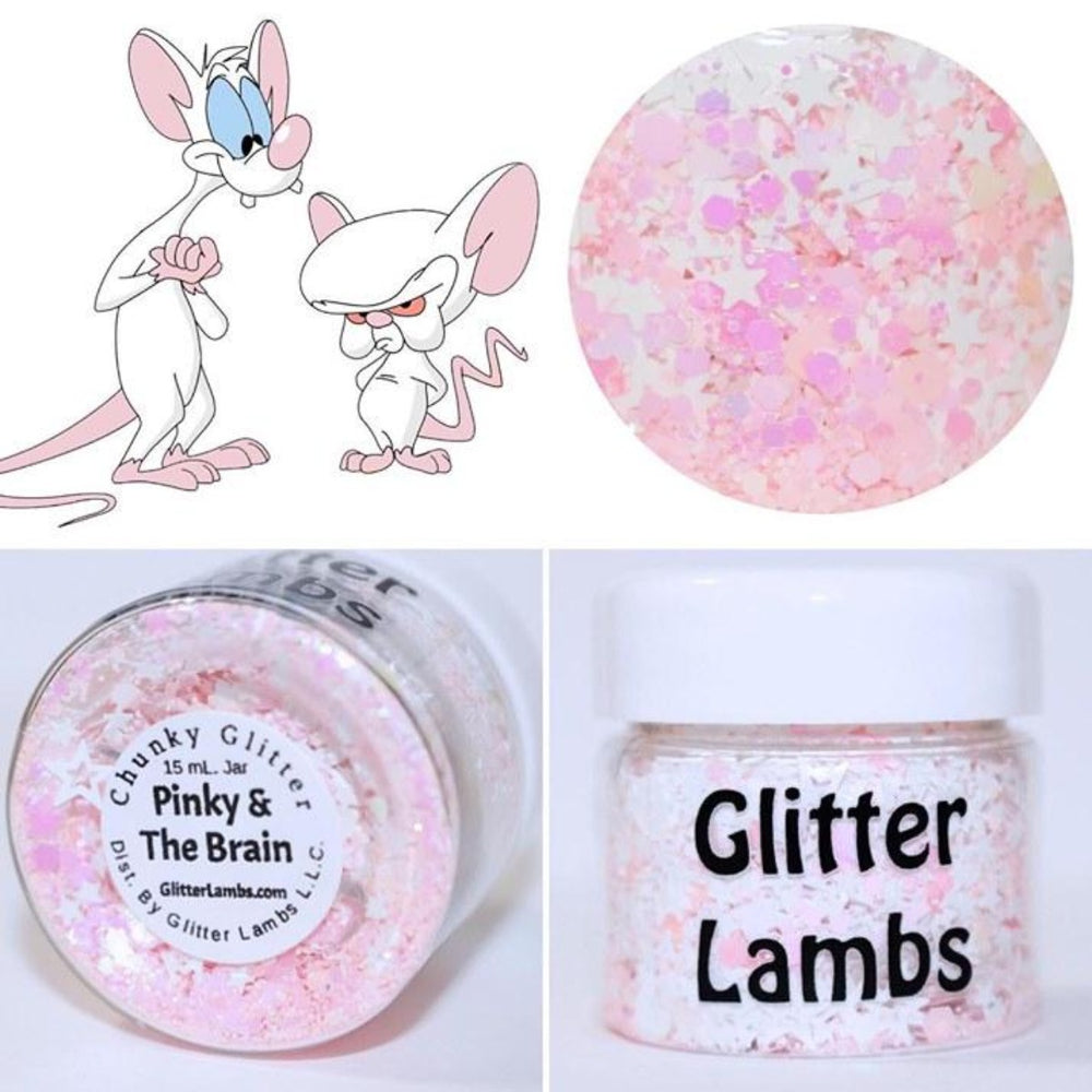Pinky And The Brain Glitter by GlitterLambs.com