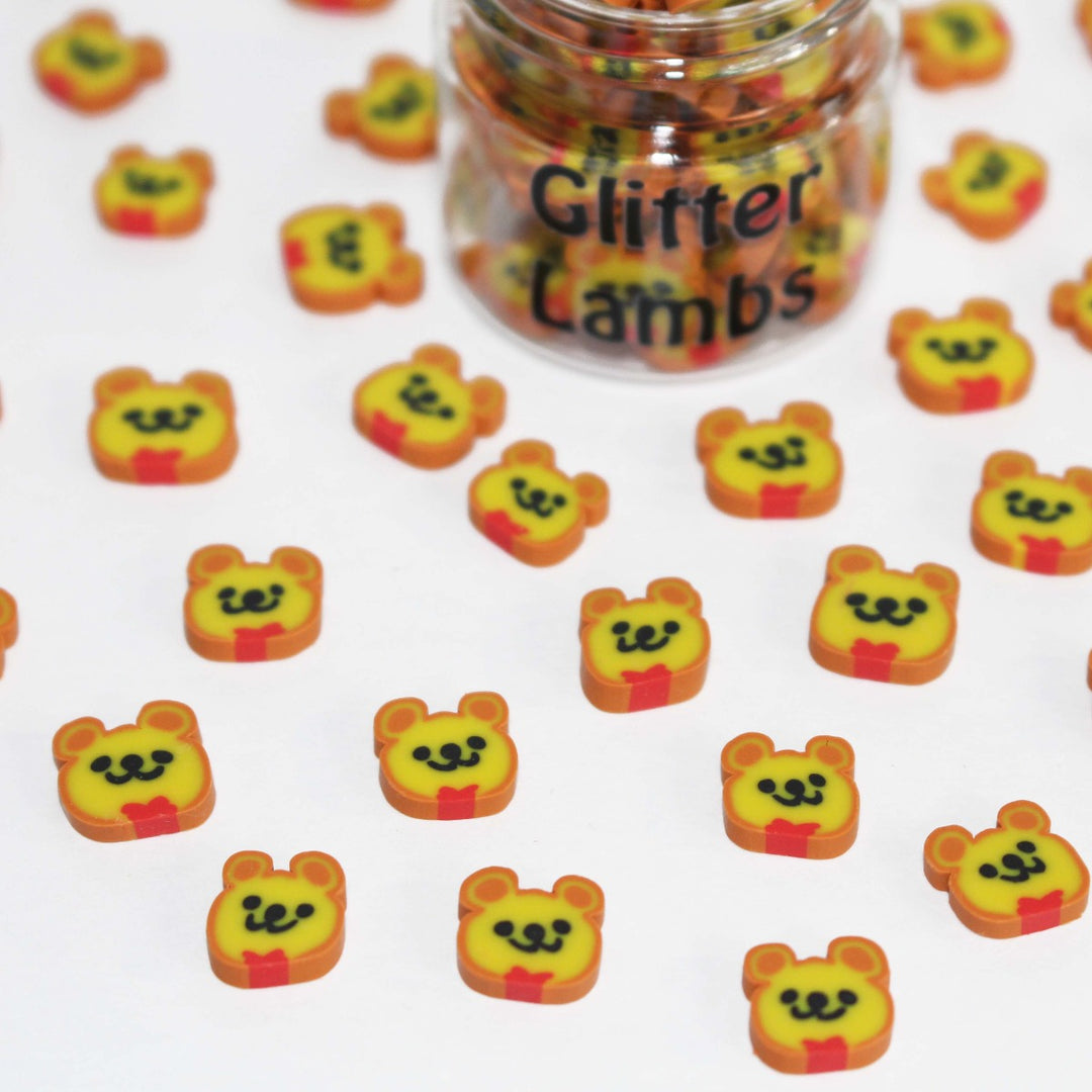 Pooh Bear Fake Sprinkles by GlitterLambs.com
