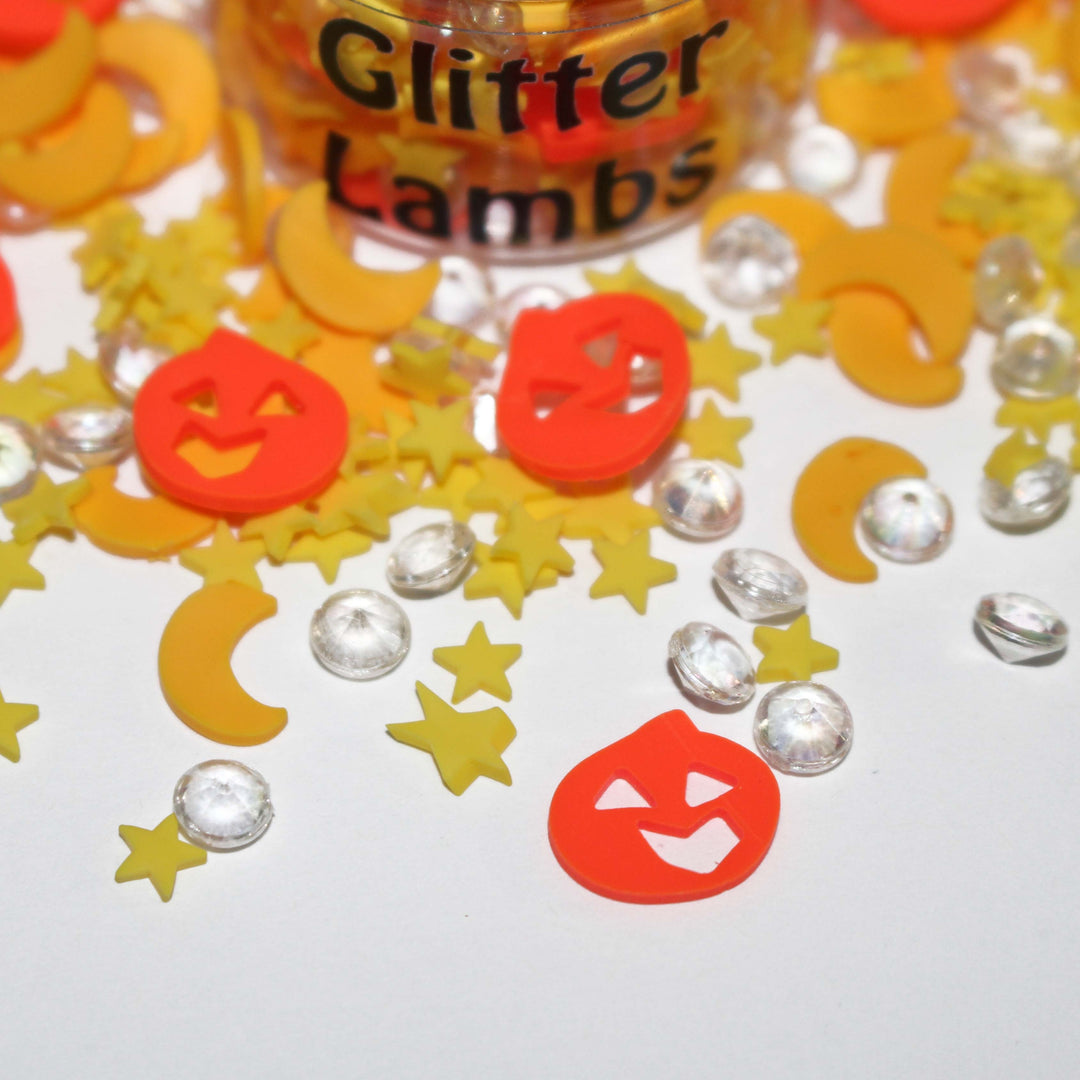 Pumpkin Patch Prowler Halloween Clay Slice Sprinkles by GlitterLambs.com