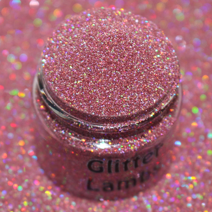 Reports Of Recent Sightings Pink Holographic Cosmetic Glitter (.004) by GlitterLambs.com