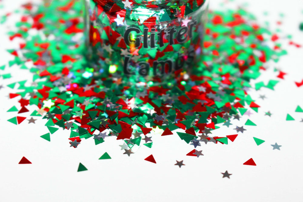 Rudolph Decorates A Tree Glitter