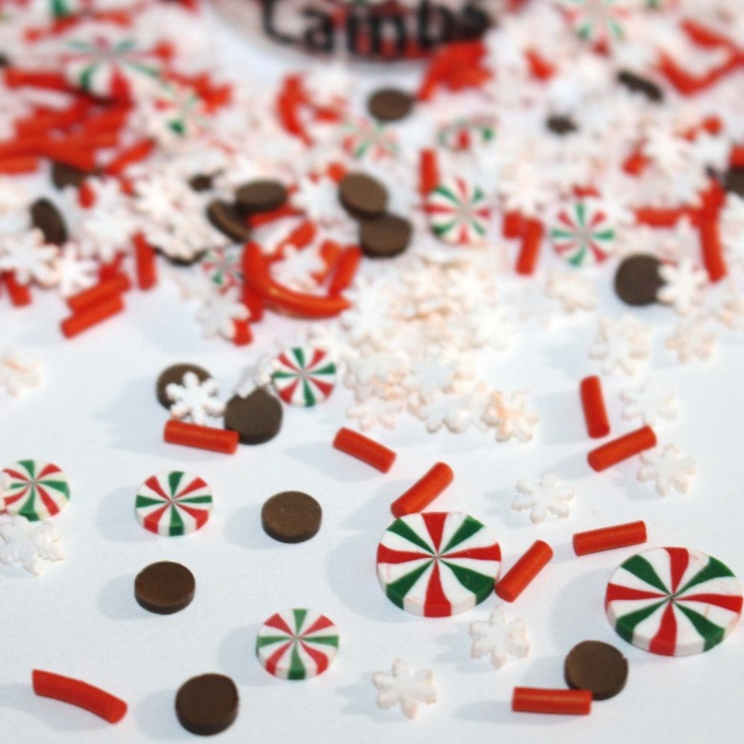 Santa's Secret Village Christmas Clay Sprinkles by GlitterLambs.com