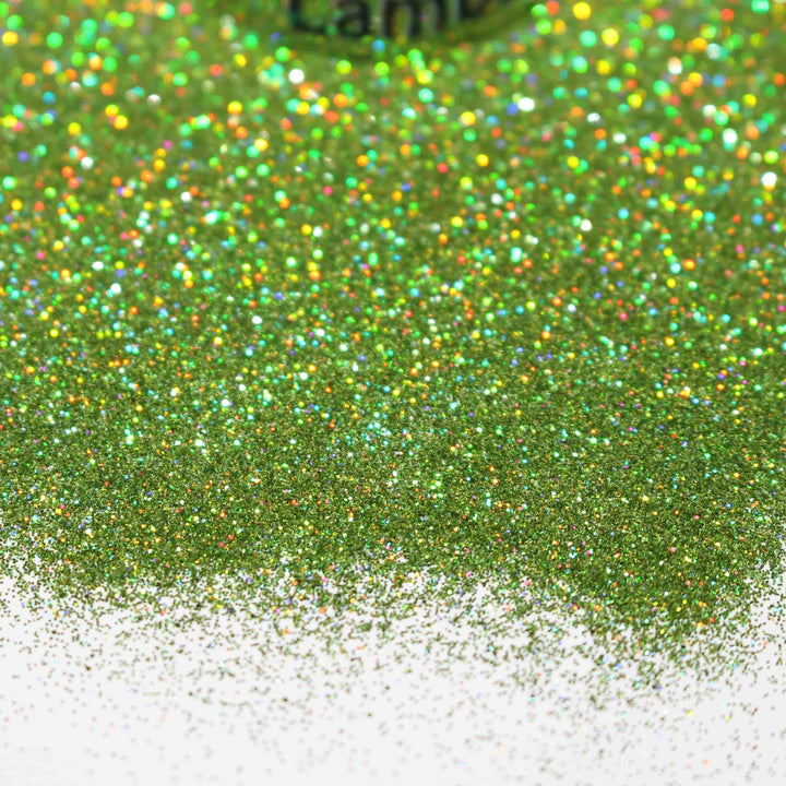 Slime Is My Crime Baby Green Holographic Glitter by GlitterLambs.com (.008)