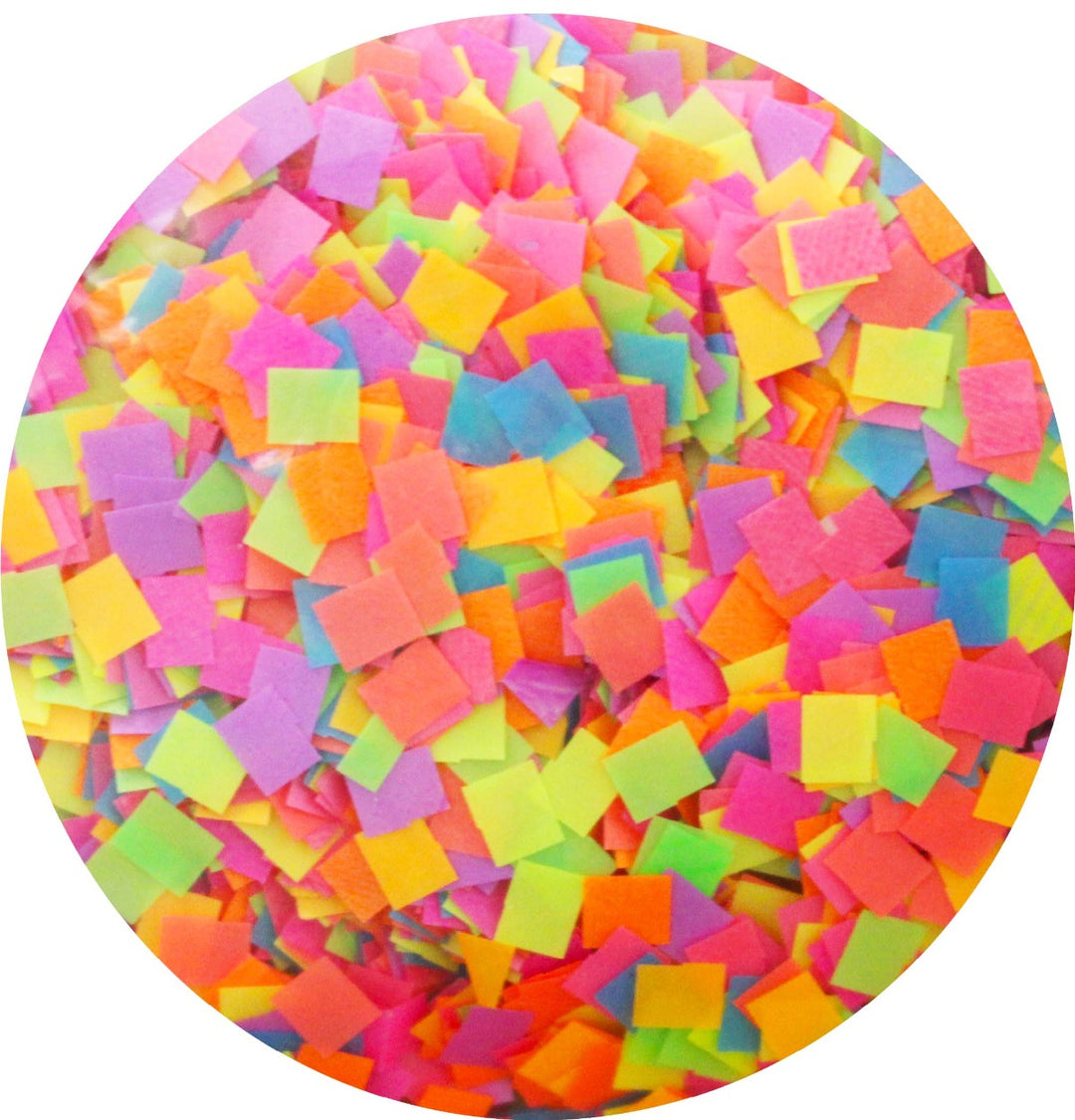 Smashed Rubix Cube Glitter
