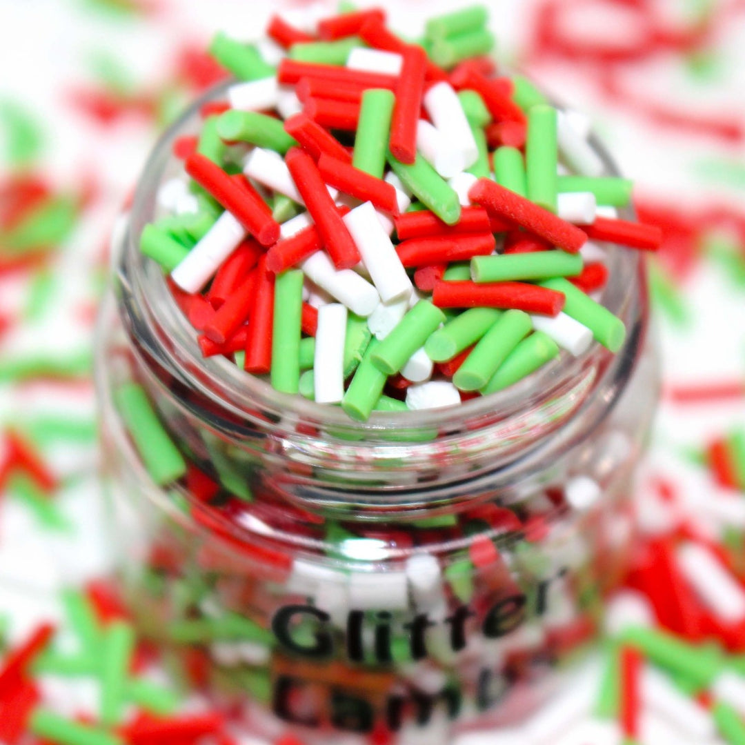 Spreading Christmas Cheer Clay Sprinkles by GlitterLambs.com