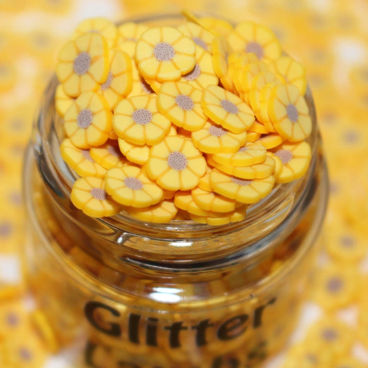 Sunflower Field Fake Clay Sprinkles by GlitterLambs.com