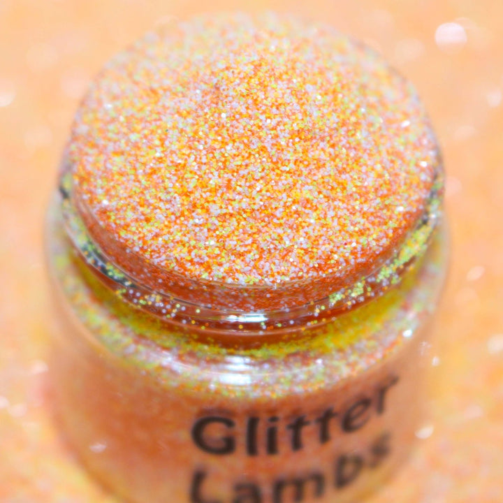 Snuggle Bunny Carrot Cake Orange Glitter by GlitterLambs.com