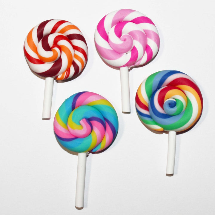 Swirl lollipop cabochons