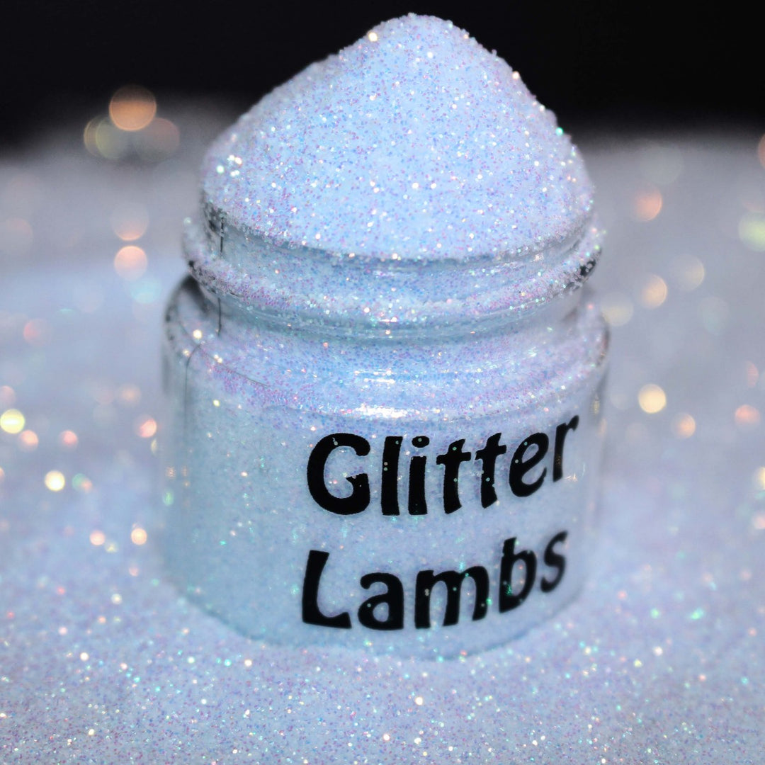 Taurus UV Color Changing White To Blue Glitter by GlitterLambs.com