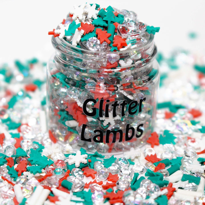 The Holiday Hustle Christmas Clay Sprinkles by GlitterLambs.com