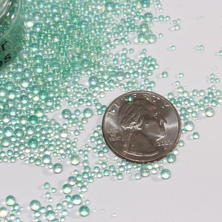 There's A  Mermaid In My Bathtub! Bubble Caviar Beads 1-3mm by GlitterLambs.com
