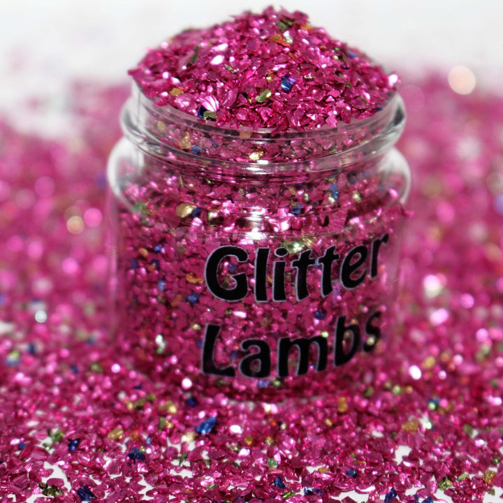 Rain Rain, Go Away Glitter by GlitterLambs.com. Part of the Mother Goose Nursery Rhymes Collection Rock Chips Stones