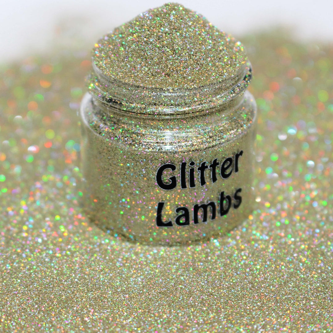 UFO Conspiracy Theory Cosmetic Holographic Gold Glitter (.004)