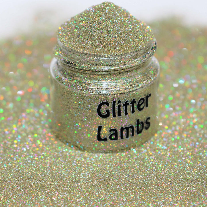 UFO Conspiracy Theory Cosmetic Holographic Gold Glitter (.004)
