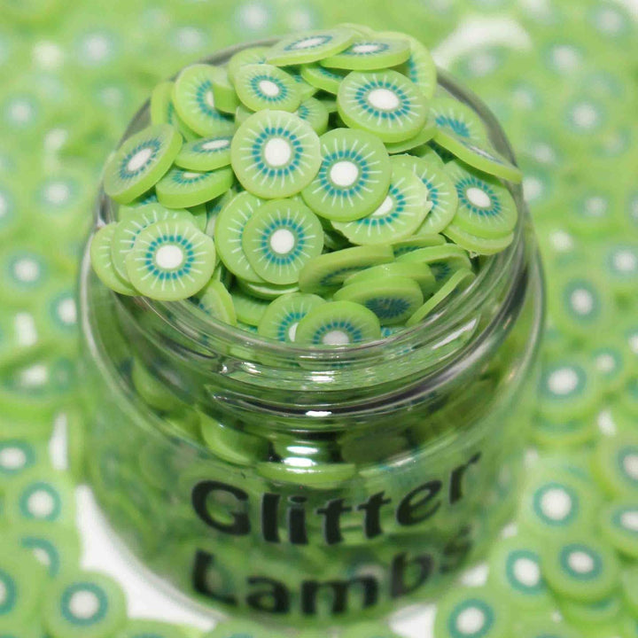 Wanna Kiwi? Fake Clay Sprinkles by GlitterLambs.com