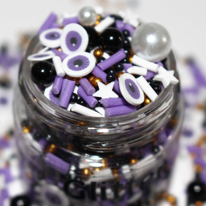 Witchcraft Spell Book Halloween Clay Sprinkles & Beads by GlitterLambs.com
