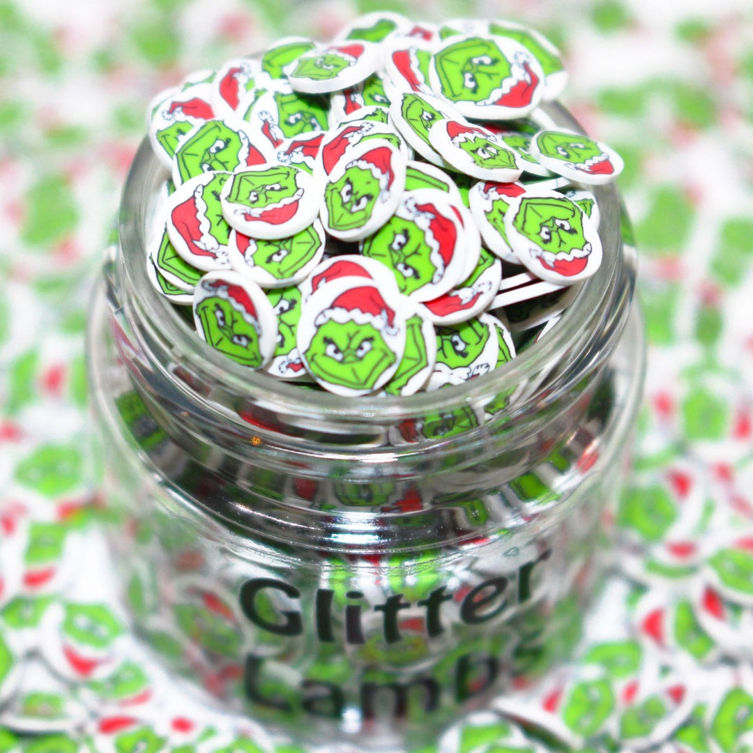 You're A Mean One Christmas Clay Sprinkles by GlitterLambs.com