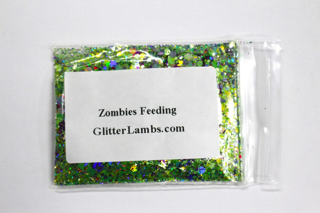 Zombies Feeding (Halloween) Glitter by GlitterLambs.com