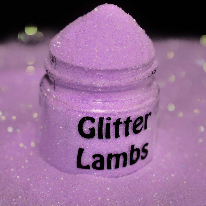 Aries Glitter UV Color Changing Glitter White To Purple/Pink by GlitterLambs.com