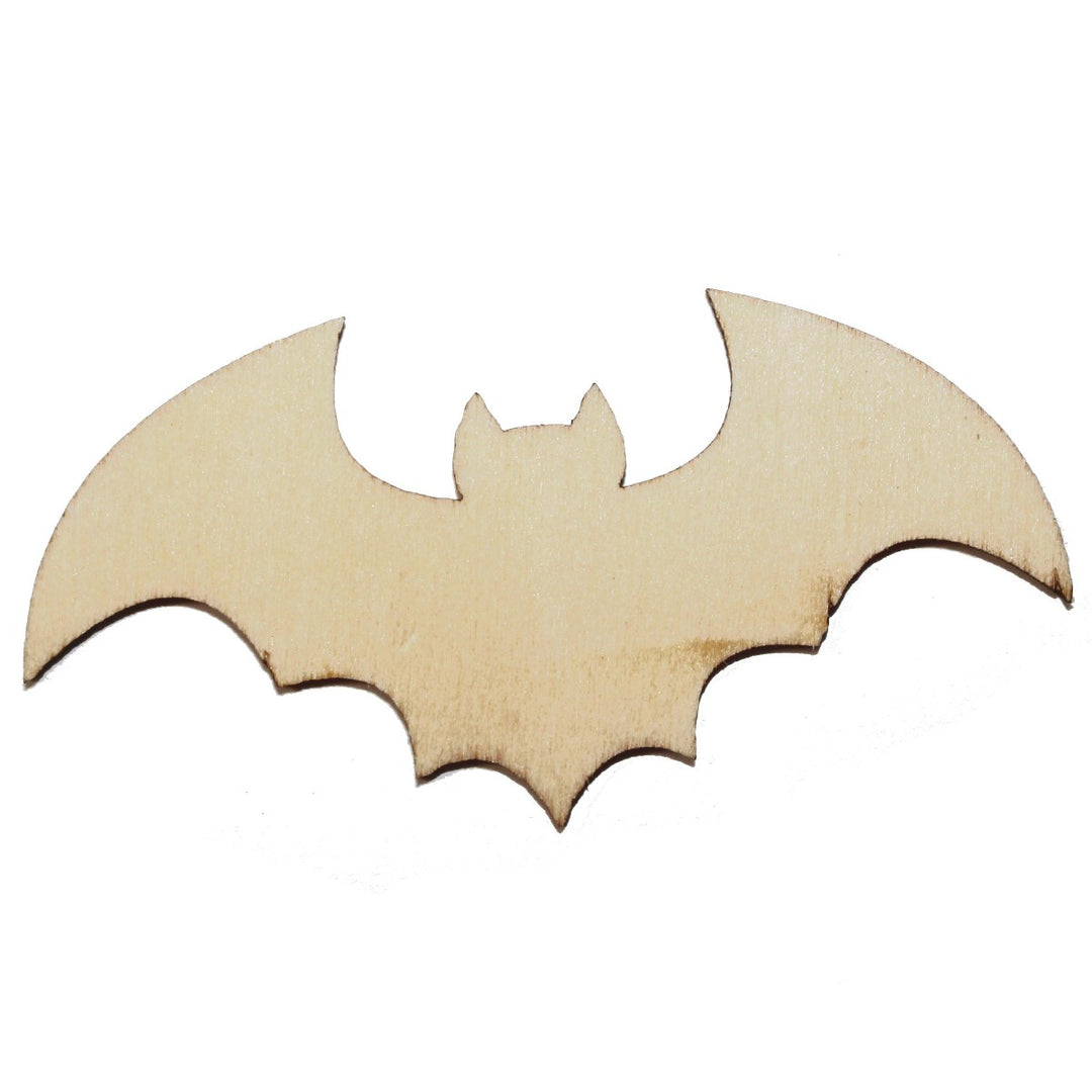 Bat Halloween Laser Cut Wood Shapes by GlitterLambs.com