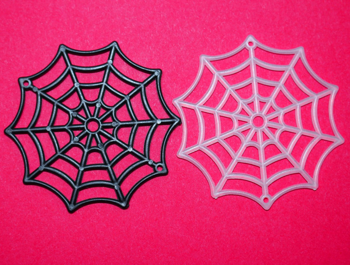 Plastic Halloween Spider Webs (Glow In The Dark On One) – Glitter 